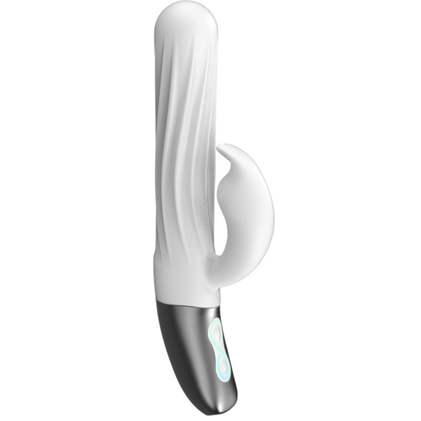 Thrusting Rabbit Rechargeable Silicone Vibrator – 13cm Insertable Length Rabbit Vibrator