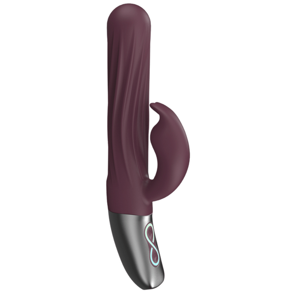 Thrusting Rabbit Rechargeable Silicone Vibrator – 13cm Insertable Length Rabbit Vibrator