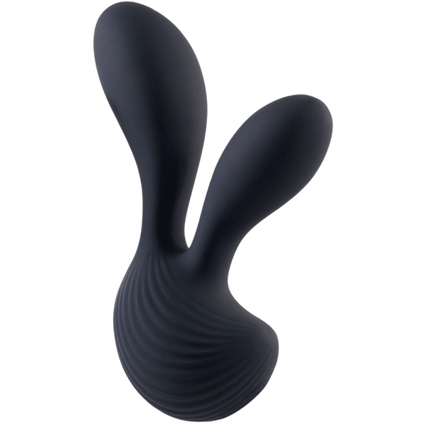 Dual Motors Silicone Vibrator – Splash Proof 4.7 Inch Rechargeable Vibrator