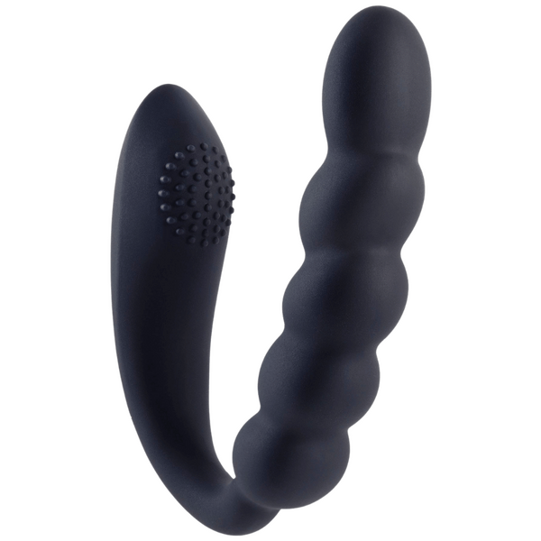 Bendable Dual Motors Silicone Stimulator – Rechargeable Splash Proof 4.6 Inch Vibrator