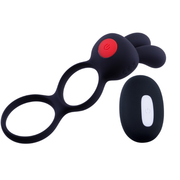 Cock & Scrotal Ring with Clit Stimulator – Adult Accessory