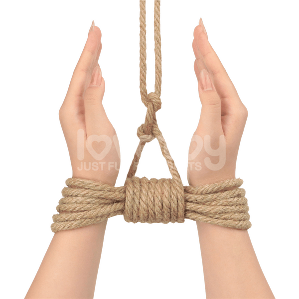 Rebellion Reign Rustic Hemp Bondage Rope 10 Meter – Traditional Bondage Rope