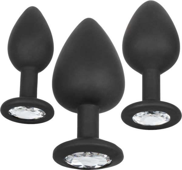 Silicone Gem Anal Kit – Set of 3 Graduated Anal Plugs