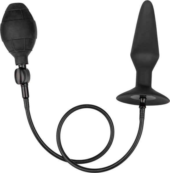 CalExotics Medium Silicone Inflatable Plug – Inflatable Anal Plug with Detachable Hose