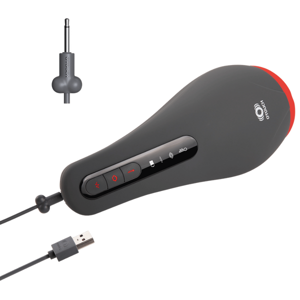 Airturn 2 (Black) – Waterproof Heating Suction Masturbator with Vibration and Warming Functions