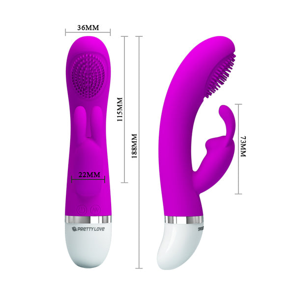 Pretty Love Christ Rabbit Vibrator – Silicone 3 Tickling and 7 Vibration Functions Vibrator