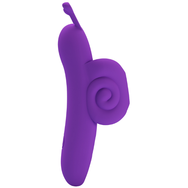 Rechargeable Snail – Ergonomic Silicone Finger Vibrator with 10 Vibration Modes