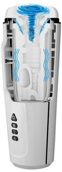 Sienna Rechargeable Masturbator – 3 Suction Settings and 12 Vibration Modes Masturbator