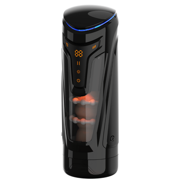 Warrior Heartbeat Nexus Ecstasy – Heated Thrusting Male Masturbator with Vibrations