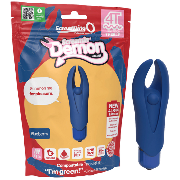 Demon 4T High Pitch Treble – Silicone Vibrator With 5 Speeds and Pulse Pattern