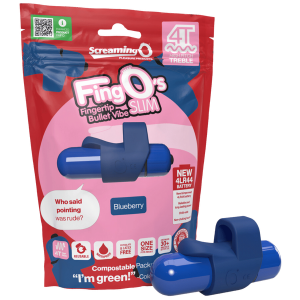 FingO Slim 4T – Waterproof Compact Finger Vibrator with High Pitch Treble Vibrations