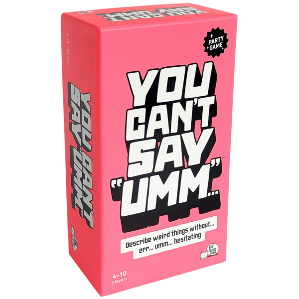 You Can't Say Umm – Party Board Game for 4-10 Players