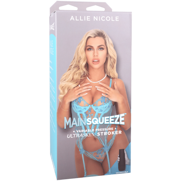 Allie Nicole Main Squeeze Ultraskyn – Variable Pressure Handheld Stroker