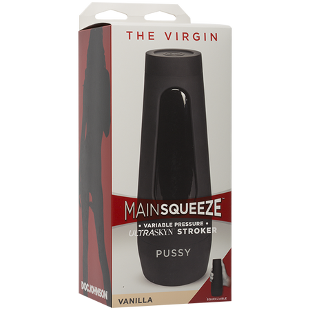 The Virgin – Hard Case Masturbator with Squeezable Grip and Suction Control