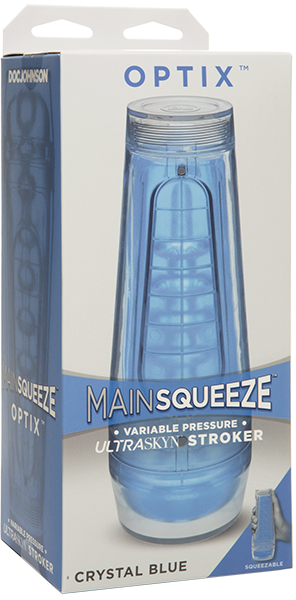 Doc Johnson Optix – Transparent Variable-Pressure Hard Case Masturbator
