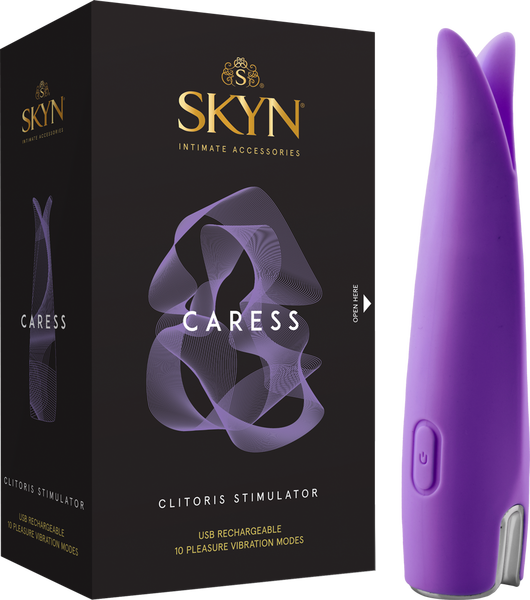 Skyn Caress – 10 Mode Vibrating Clitoris Stimulator with Ultra Soft Finish