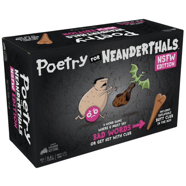 Exploding Kittens Poetry for Neanderthals – Adult Party Game for 2+ Players