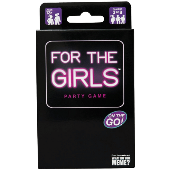 For The Girls Travel Edition – Card Game for 3-8 Players Ages 13 and Up