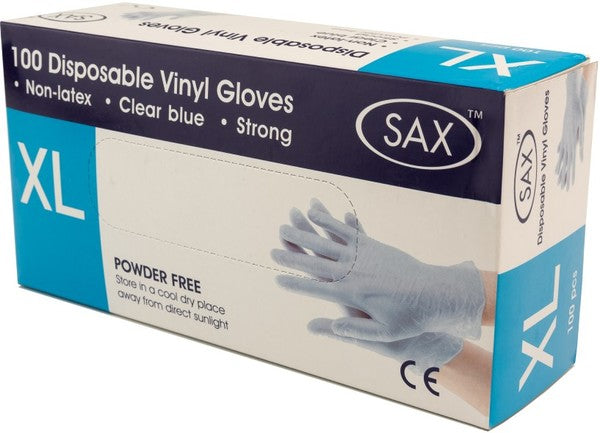 Disposable Vinyl Gloves Medium Powder-Free Clear Strong Vinyl Protective Gloves