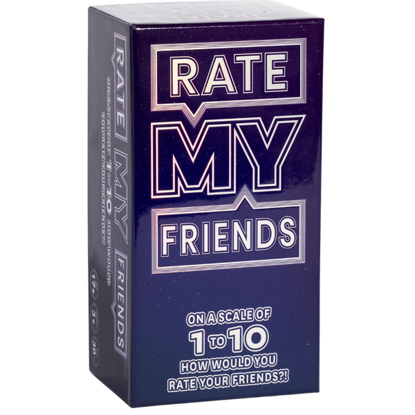 Rate My Friends – Social Party Game for 3+ Players Ages 17 and Up