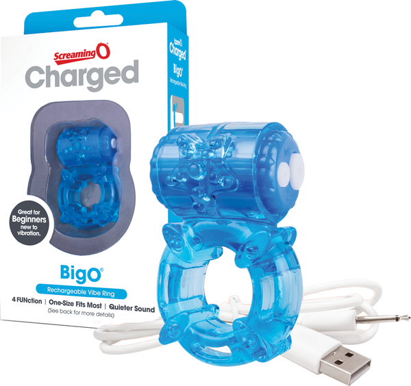 Screaming O Charged BigO – Rechargeable Vibrating Cock Ring