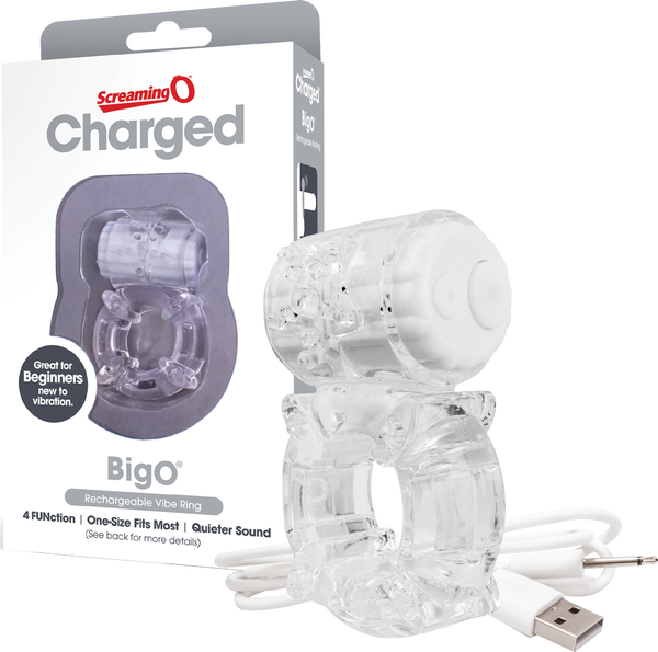 Screaming O Charged BigO – Rechargeable Vibrating Cock Ring