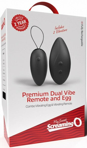 My Secret Screaming O Premium Dual Vibe – Remote-Controlled Vibrator and Egg Combo