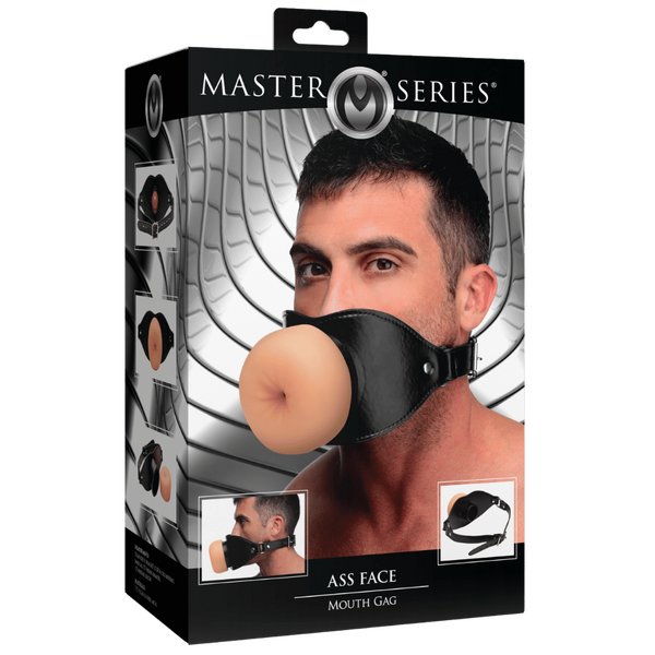 Ass Face Mouth Gag – Realistic TPE Fetish Gag for Kinky Roleplay
