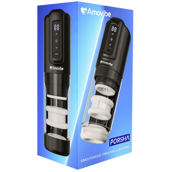 Porsha Automatic Masturbator – Vibrating and Heating Male Pleasure Device