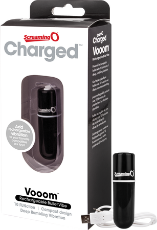 Vooom Bullet – Waterproof 10-Function Portable Bullet Vibrator