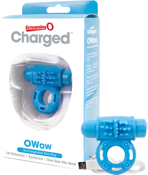 O Wow Ring – Rechargeable Vibrating Cock Ring with 10 Vibration Functions