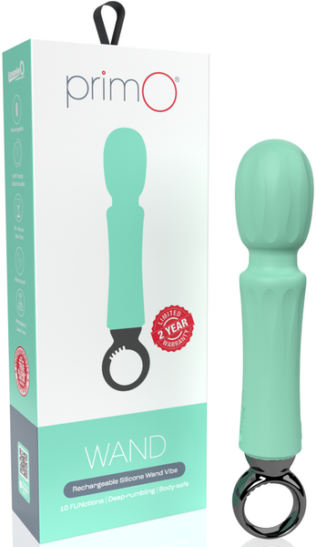 Screaming O PrimO Wand – Rechargeable Portable Wand Vibrator with 5+5 Vibration Functions