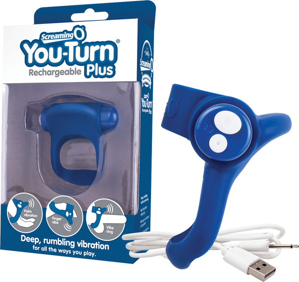Charged You-Turn Plus – Rechargeable Vibrating Cock Ring