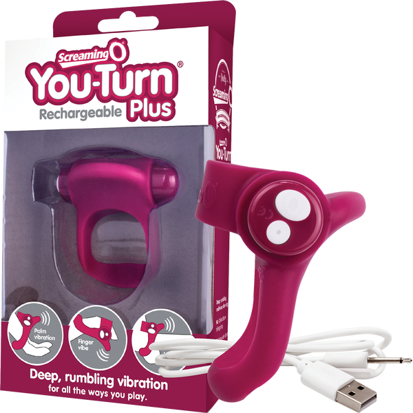 Charged You-Turn Plus – Rechargeable Vibrating Cock Ring