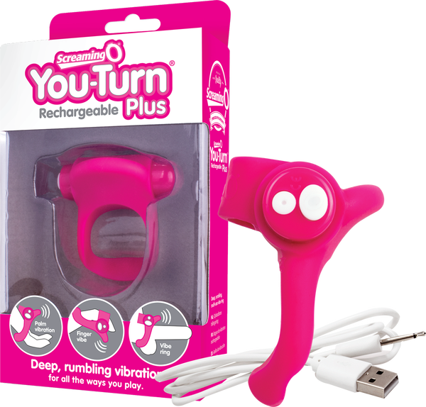 Charged You-Turn Plus – Rechargeable Vibrating Cock Ring