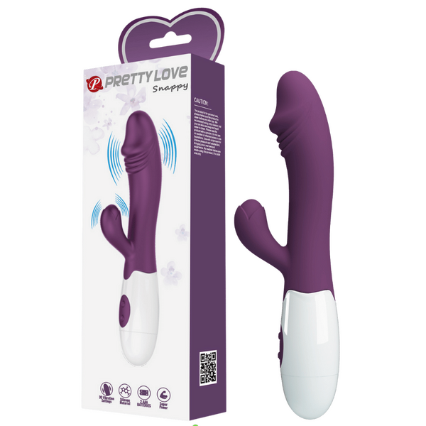 Snappy G-Spot Rabbit Vibrator – Dual Stimulator with Flexible Design