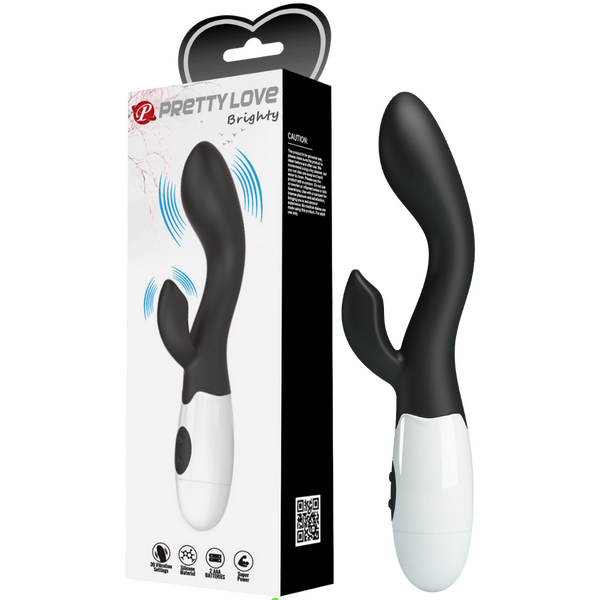 Brighty G-Spot and Clitoral Rabbit Vibrator – Dual Stimulation Vibrator