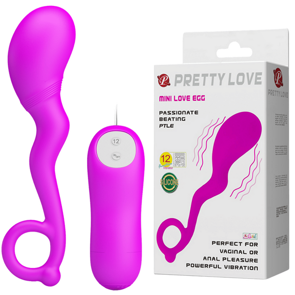 Elowen Vibrating Egg – Waterproof Silicone Massaging Bullet Vibrator with 12 Functions
