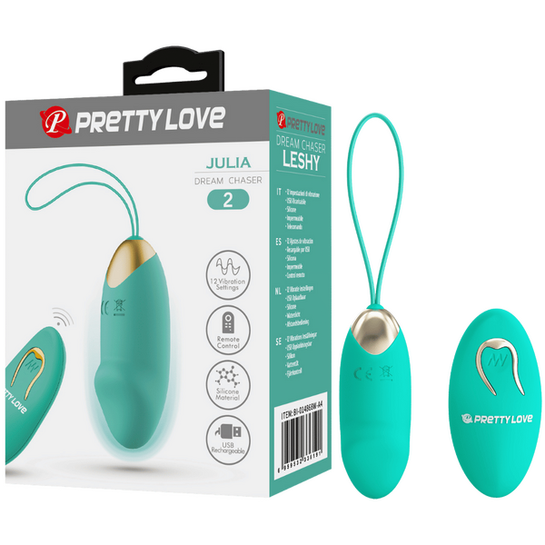 Rechargeable Julia – Multi-Speed Remote-Controlled Egg Vibrator with 12 Vibration Settings