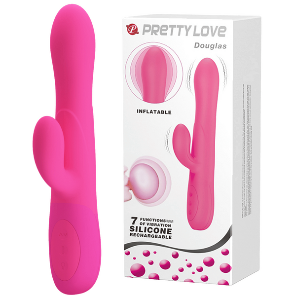 Inflatable Dennis – Rechargeable Vibrator with Angled Tip