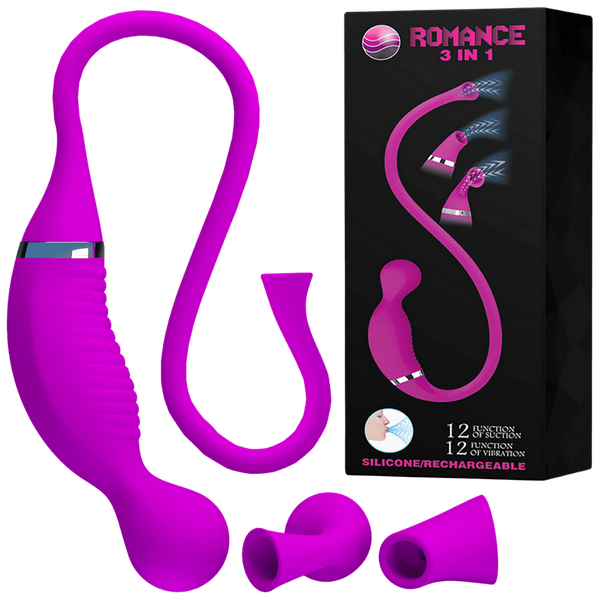 Rechargeable Romance 3in1 – Rechargeable 3in1 Vibrator