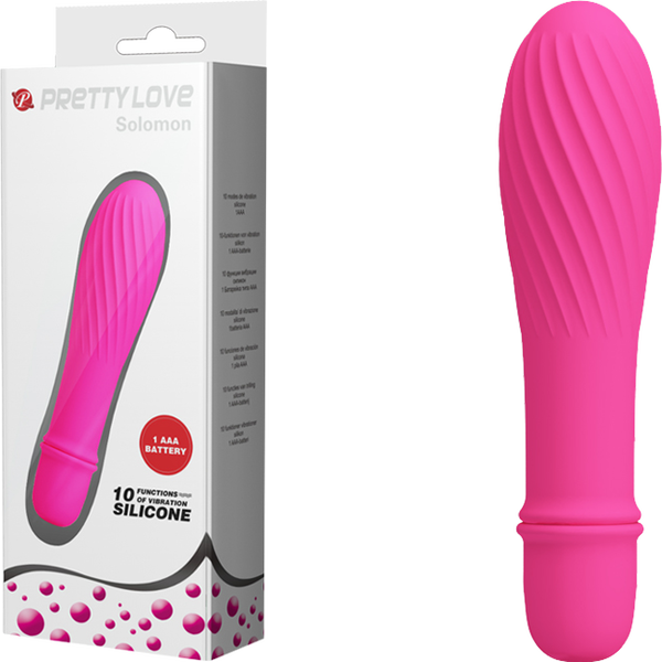 Solomon Mini Vibrator – Silicone Small Vibrator with Swirl Tip