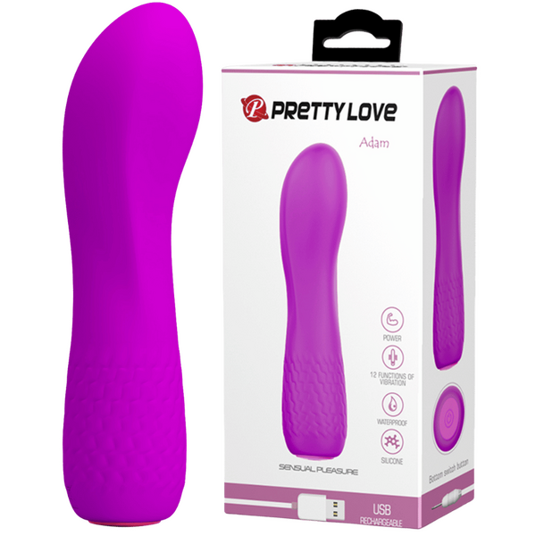 Alice Rechargeable Medical-Grade Silicone Vibrator with 12 Functions and Ergonomic Design