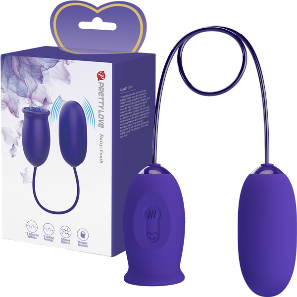 Daisy Licking & Vibrating Combination (Purple)