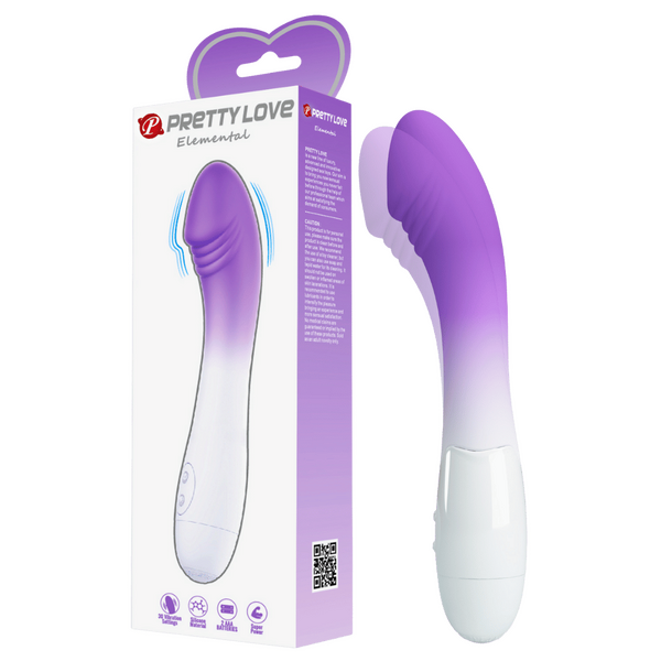 Elemental G-Spot Vibrator – 30 Function Curved Vibrator
