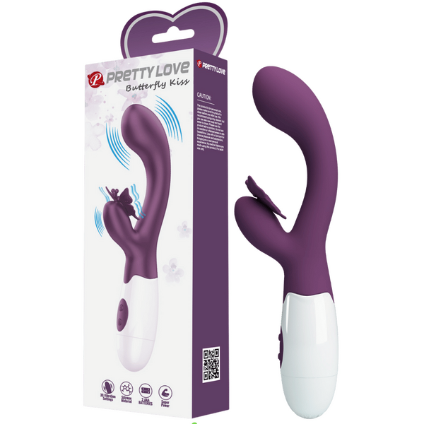 Pretty Love Butterfly Kiss – Vibrator With Clitoral Stimulation Arm