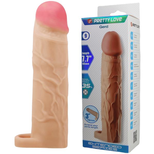 Gerd 7.7 Inch Penis Sleeve – Realistic Extension Sleeve