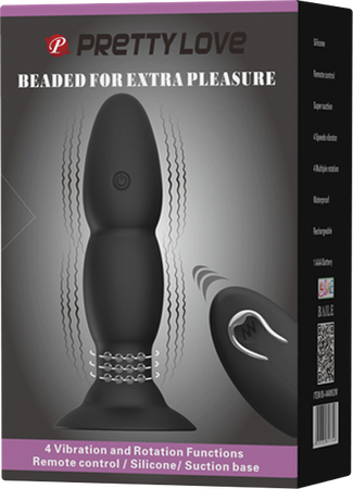 Pretty Love Beaded For Extra Pleasure – Remote-Controlled Butt Plug