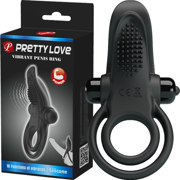 Vibrant Rabbit Cock Ring – Silicone Vibrating Penis Ring