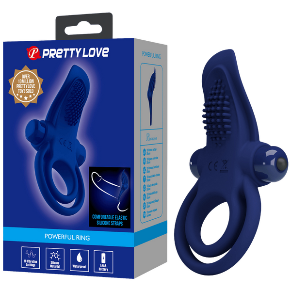 Bronson Silicone Vibrating Cock Ring – 10 Mode Silicone Cock Ring